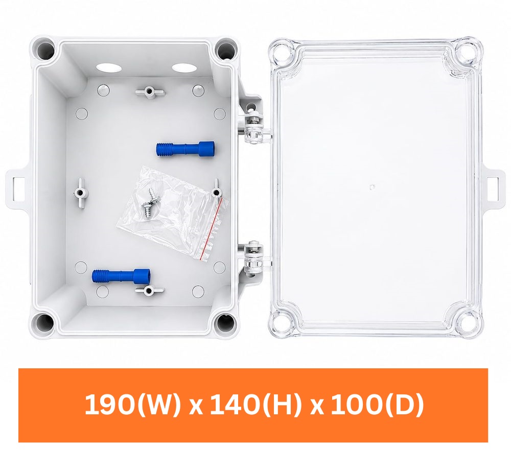 IP67 Hinge Junction Box - Transparent view 2